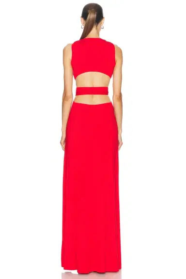 Sid Neigum 4 Way V Neck Knot Dress | Thumbnail 6