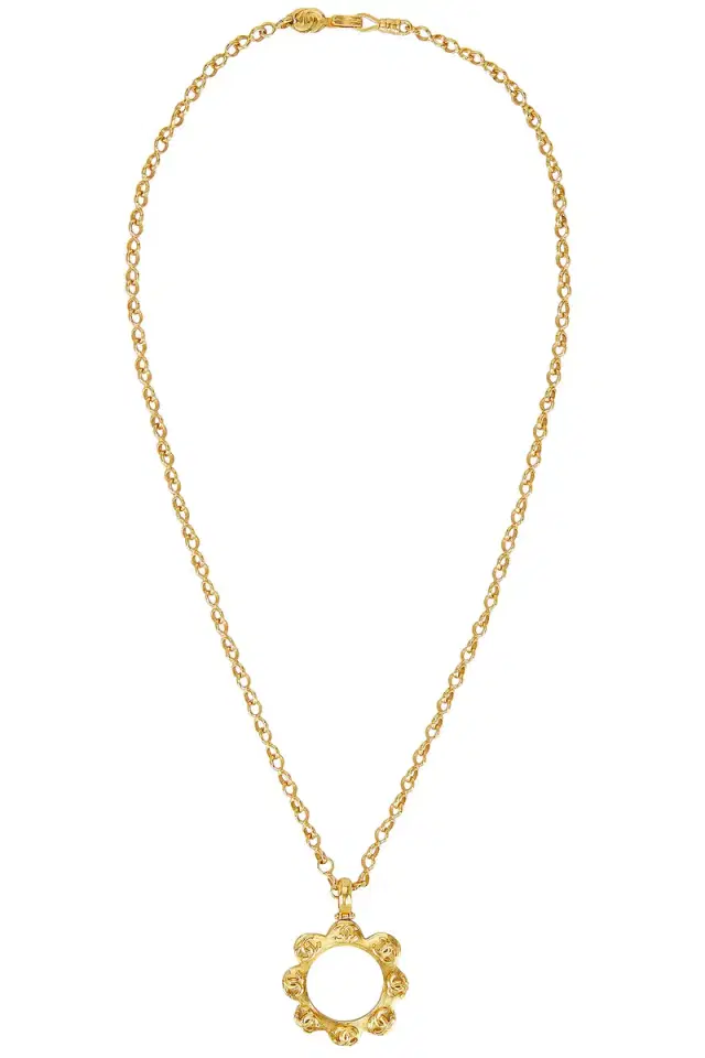 chanel Chanel 1996 Magnifying Glass Necklace