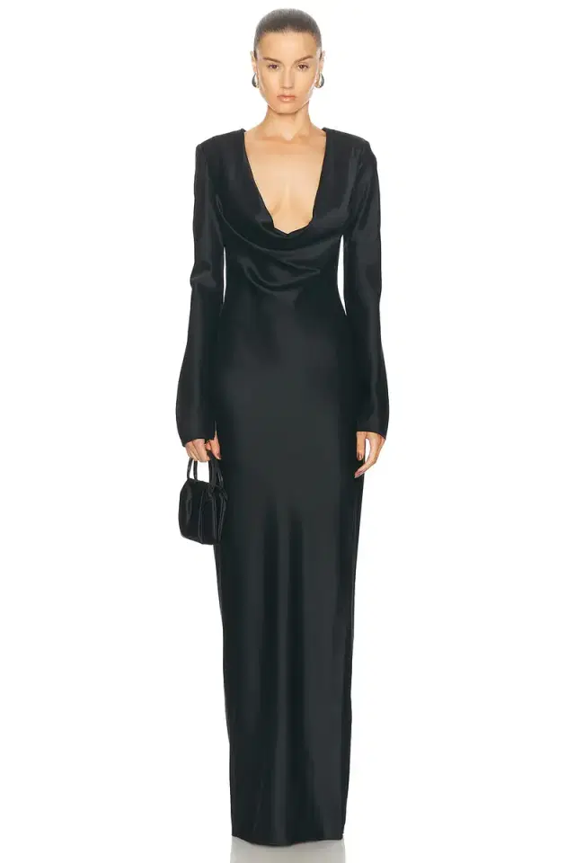 SANS FAFF Anna Cowl Evening Dress