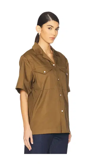 WAO Satin Western Short Sleeve Shirt | Thumbnail 2