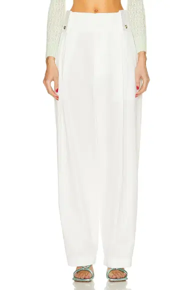 Bottega Veneta Pleated Wide Leg Trouser | Thumbnail 1 Bottega Veneta Pleated Wide Leg Trouser | Thumbnail 1