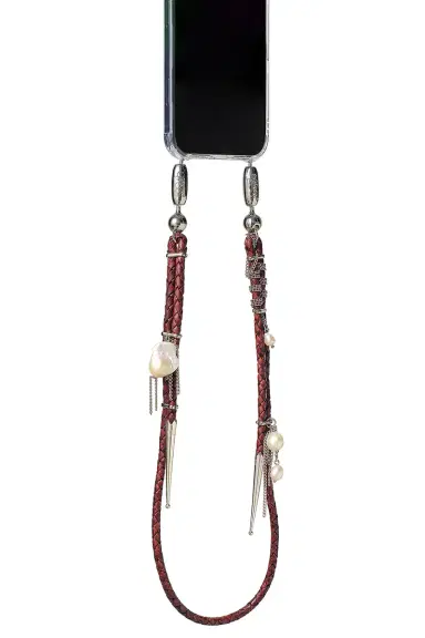 Ossa Leather Bolo + Pearl Shoulder Chain | Thumbnail 1