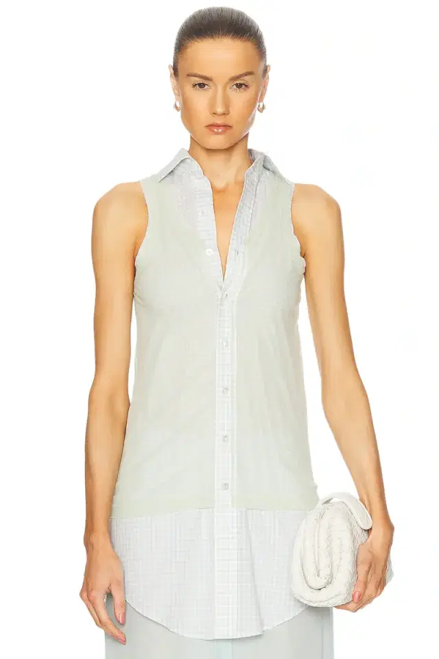 Maison Margiela Sleeveless Button Up Top