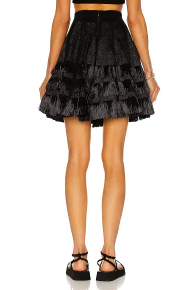 Alaïa Courte Raphia Franges Skirt | Thumbnail 3 Alaïa Courte Raphia Franges Skirt | Thumbnail 3