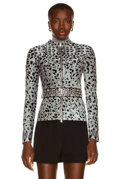 Alaïa Fitted Long Sleeve Jacket | Thumbnail 1