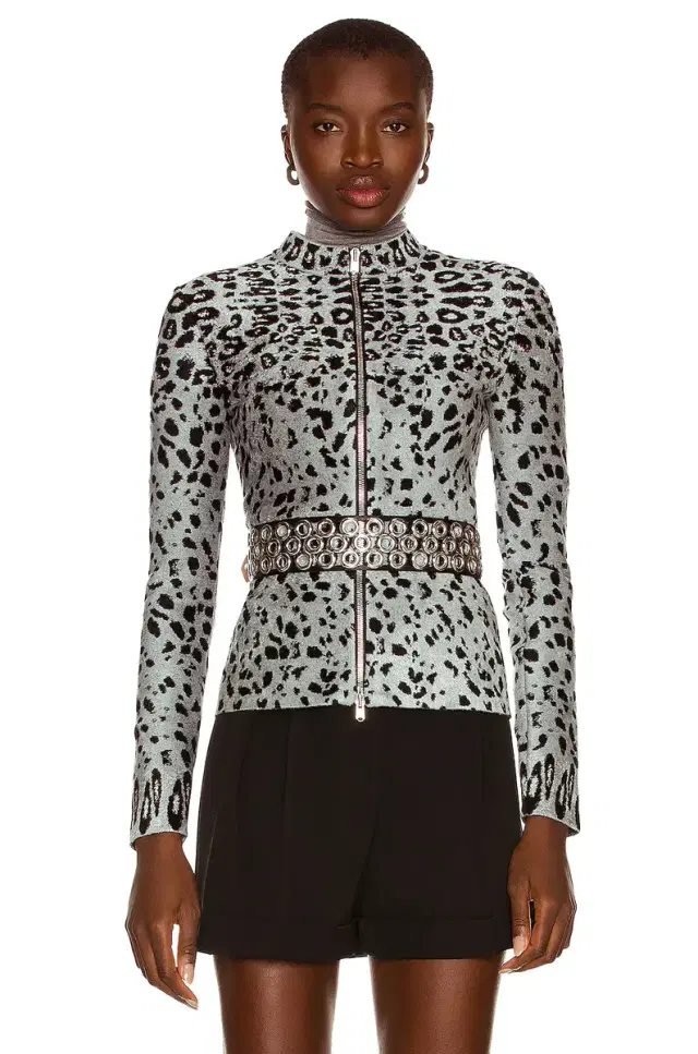 ALAÏA Fitted Long Sleeve Jacket