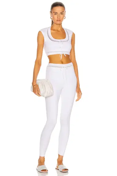 ALAÏA Edition 1993 The Lace Knit Leggings | Thumbnail 4 ALAÏA Edition 1993 The Lace Knit Leggings | Thumbnail 4