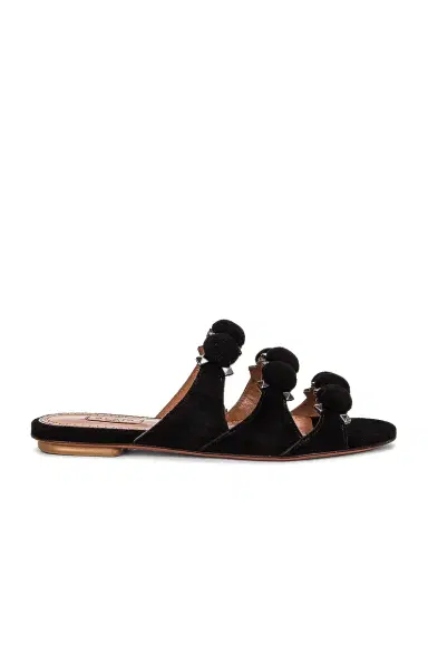 Alaïa Leather Bombe Sandals | Thumbnail 1