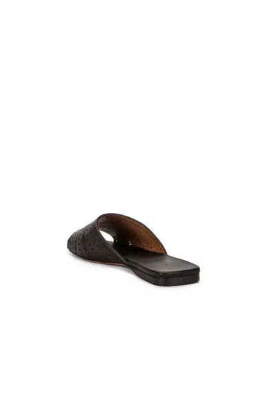 Alaïa Vienne Leather Slides | Thumbnail 3 Alaïa Vienne Leather Slides | Thumbnail 3