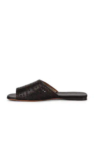 Alaïa Vienne Leather Slides | Thumbnail 5 Alaïa Vienne Leather Slides | Thumbnail 5