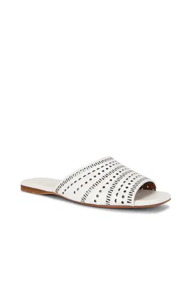 Alaïa Vienne Leather Slides | Thumbnail 2 Alaïa Vienne Leather Slides | Thumbnail 2