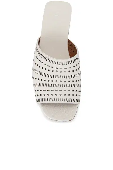 Alaïa Vienne Leather Slides | Thumbnail 4 Alaïa Vienne Leather Slides | Thumbnail 4