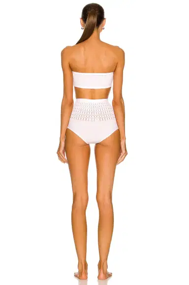 ALAÏA Seamless Perforated Bikini Set | Thumbnail 3