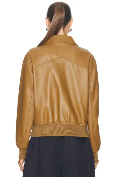 Bottega Veneta Leather Bomber Jacket | Thumbnail 3 Bottega Veneta Leather Bomber Jacket | Thumbnail 3