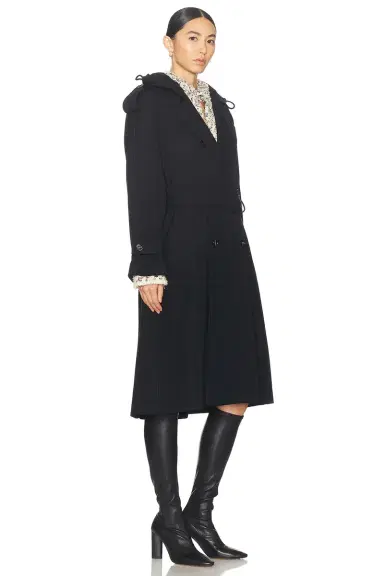 Bottega Veneta Wool Trench Coat | Thumbnail 2 Bottega Veneta Wool Trench Coat | Thumbnail 2