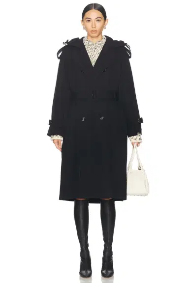 Bottega Veneta Wool Trench Coat | Thumbnail 1 Bottega Veneta Wool Trench Coat | Thumbnail 1