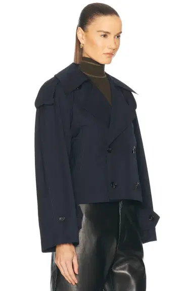 Bottega Veneta Cropped Trench Coat | Thumbnail 2