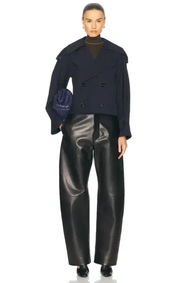 Bottega Veneta Cropped Trench Coat | Thumbnail 4