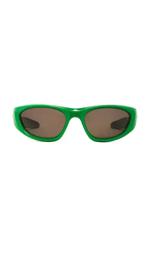 Bottega Veneta Mixed Materials Sunglasses