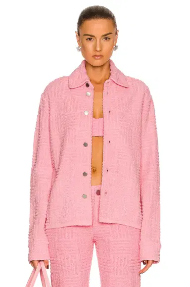 Bottega Veneta Jacquard Towelling Jacket | Thumbnail 1 Bottega Veneta Jacquard Towelling Jacket | Thumbnail 1