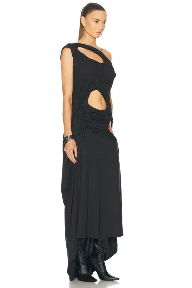 Di Petsa One Shoulder Midnight Dress | Thumbnail 2 Di Petsa One Shoulder Midnight Dress | Thumbnail 2