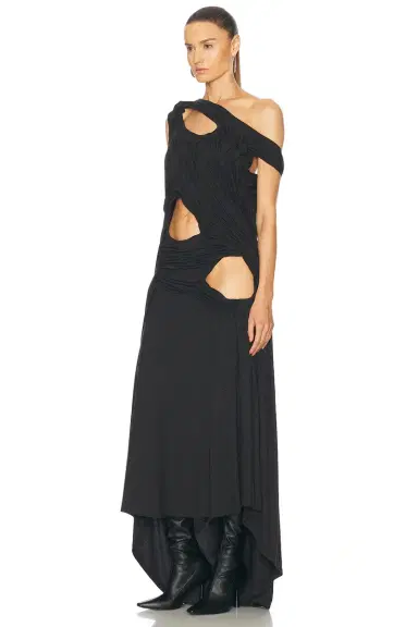 Di Petsa One Shoulder Midnight Dress | Thumbnail 3 Di Petsa One Shoulder Midnight Dress | Thumbnail 3