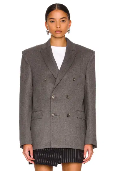Wardrobe.NYC Double Breasted Blazer | Thumbnail 2 Wardrobe.NYC Double Breasted Blazer | Thumbnail 2