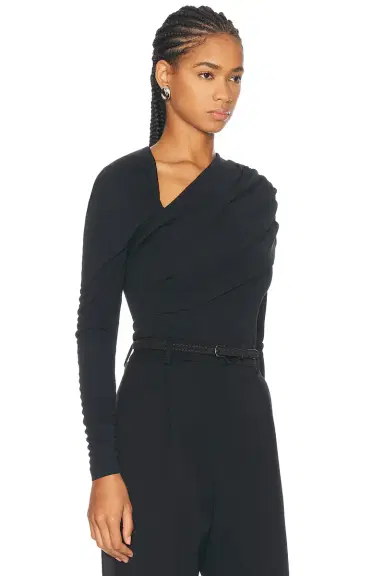 Carolina Herrera Draped Top | Thumbnail 2