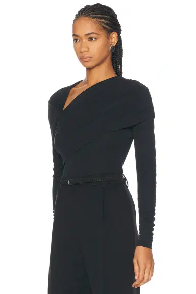 Carolina Herrera Draped Top | Thumbnail 3