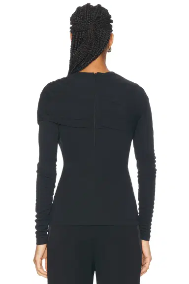 Carolina Herrera Draped Top | Thumbnail 4
