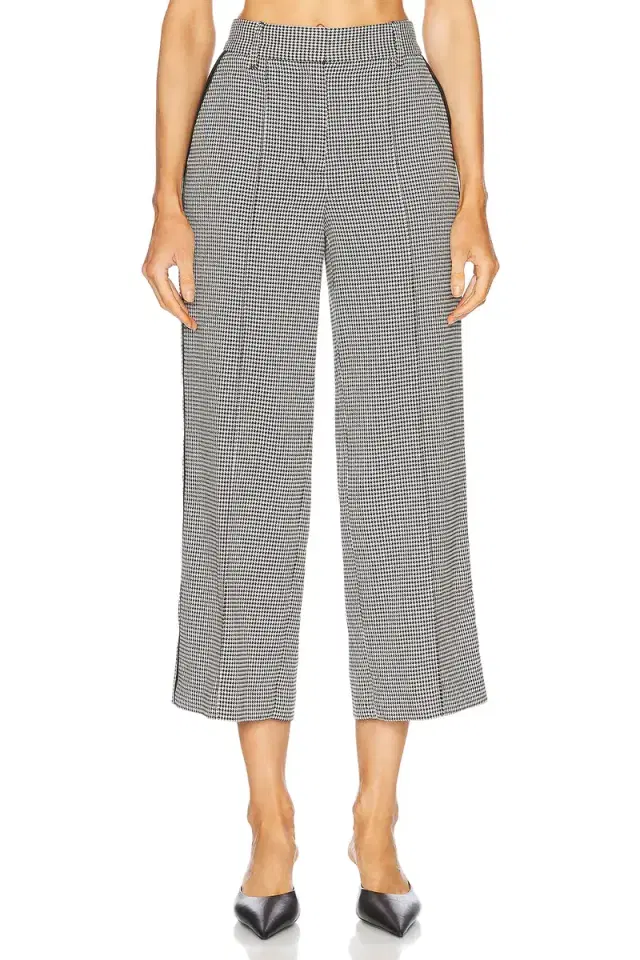 SIMKHAI Miki Cropped Button Hem Pant