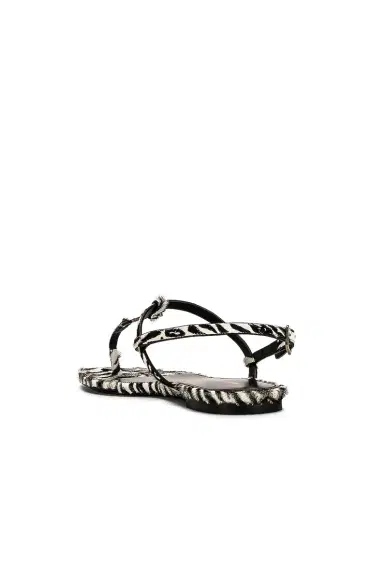 Saint Laurent Cassandra Flat Sandals | Thumbnail 3 Saint Laurent Cassandra Flat Sandals | Thumbnail 3