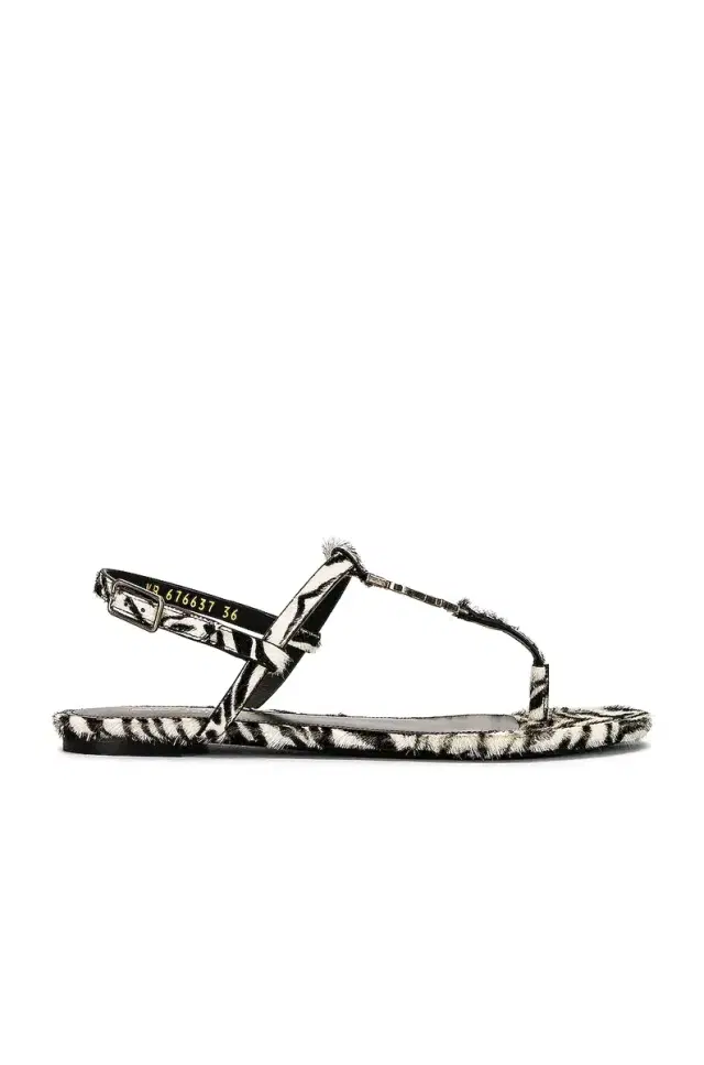 Saint Laurent Cassandra Flat Sandals