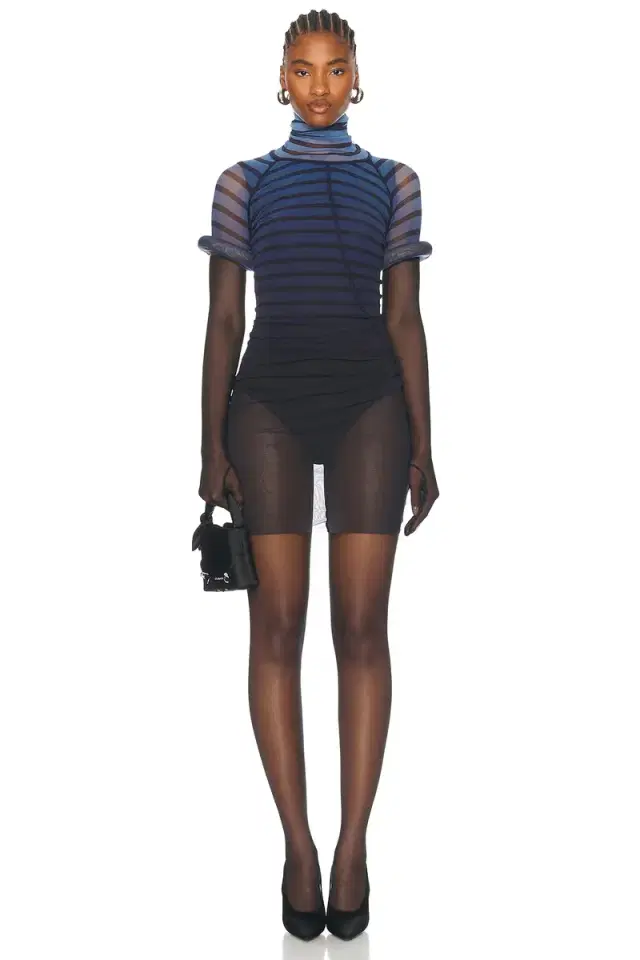 Jean Paul Gaultier 3d Collar Short Dress