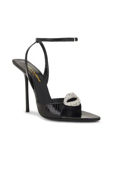 Saint Laurent Nuit Evening Sandals | Thumbnail 2 Saint Laurent Nuit Evening Sandals | Thumbnail 2