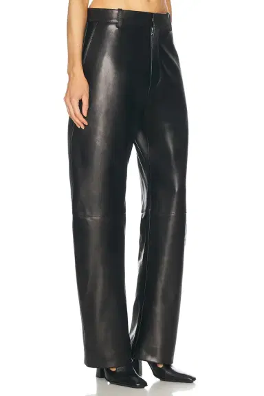 Bottega Veneta Leather Straight Leg | Thumbnail 2
