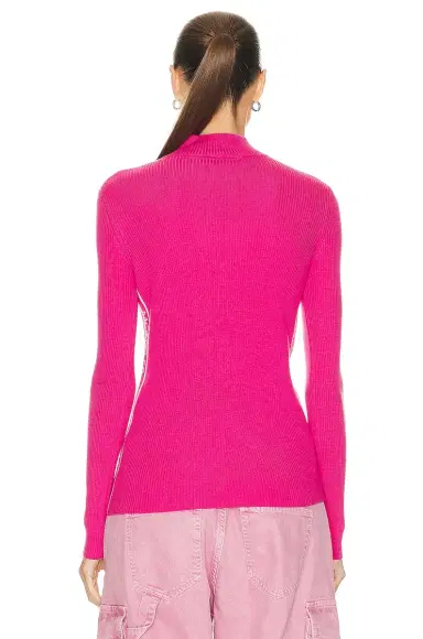 Moncler Zip Up Turtleneck Top | Thumbnail 3 Moncler Zip Up Turtleneck Top | Thumbnail 3