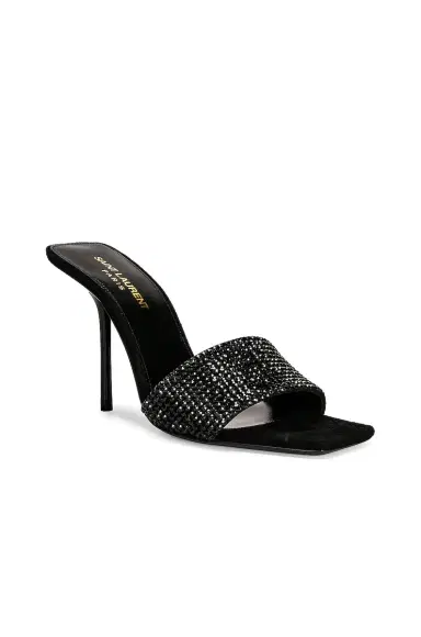 Saint Laurent Lucky Evening Mules | Thumbnail 2 Saint Laurent Lucky Evening Mules | Thumbnail 2
