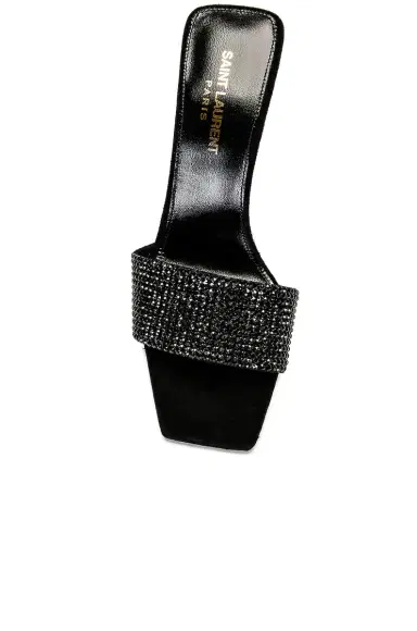 Saint Laurent Lucky Evening Mules | Thumbnail 4 Saint Laurent Lucky Evening Mules | Thumbnail 4
