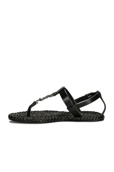 Saint Laurent Cassandra Flat Sandals | Thumbnail 5 Saint Laurent Cassandra Flat Sandals | Thumbnail 5