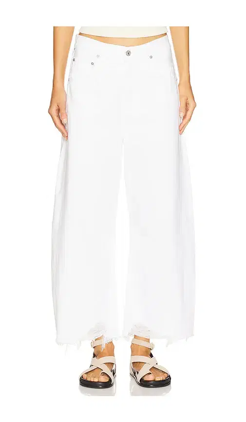 Citizens of Humanity Ayla Undone Hem Crop Jeans