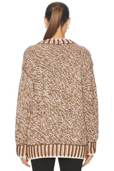 Moncler V-neck Sweater | Thumbnail 4 Moncler V-neck Sweater | Thumbnail 4