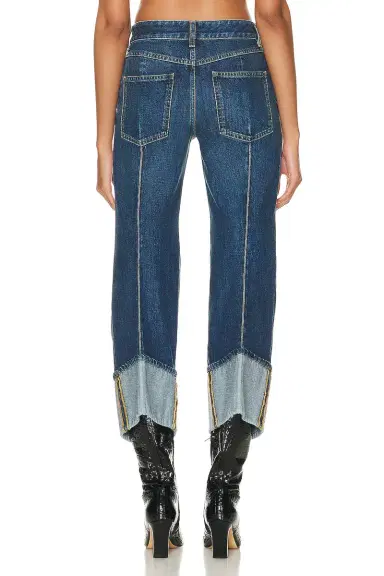 Bottega Veneta Medium Indigo Straight Leg Jeans | Thumbnail 3
