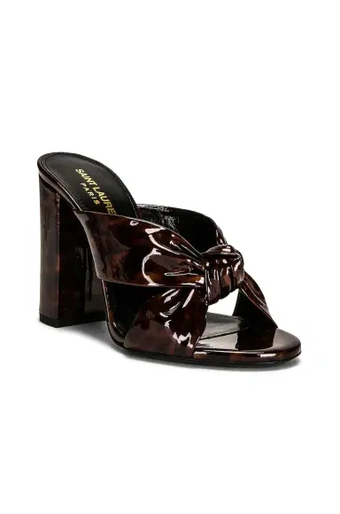 Saint Laurent Loulou 100 Mule Sandals | Thumbnail 2 Saint Laurent Loulou 100 Mule Sandals | Thumbnail 2