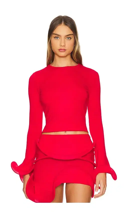 Sid Neigum Wave Sleeve Top