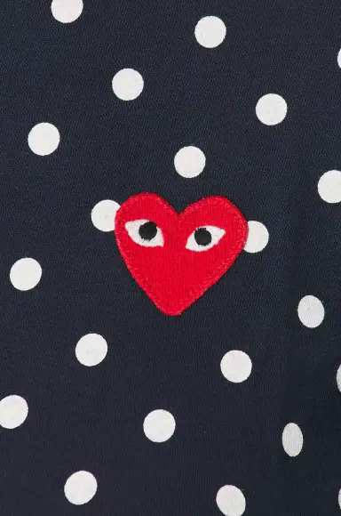 Comme des Garçons PLAY Cotton Red Emblem Dot Tee | Thumbnail 5 Comme des Garçons PLAY Cotton Red Emblem Dot Tee | Thumbnail 5