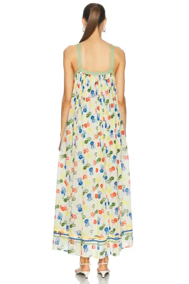 BODE Flower Stamp Dress | Thumbnail 3