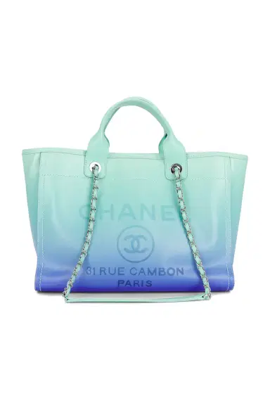 Chanel Chanel Deauville MM Tote Bag | Thumbnail 1 Chanel Chanel Deauville MM Tote Bag | Thumbnail 1