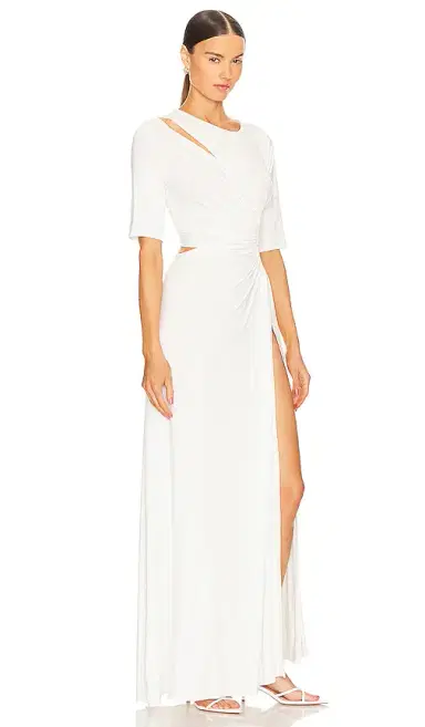 Sid Neigum Gathered Slit Maxi Dress | Thumbnail 6 Sid Neigum Gathered Slit Maxi Dress | Thumbnail 6