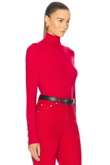 L'AGENCE Flora Turtleneck Top | Thumbnail 2